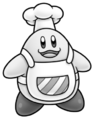 Chef Kawasaki from Kirby: Uproar at the Kirby Café?!