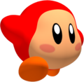 Model of a Waddle Dee used for its trophy