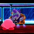 Credits picture of President Haltmann introducing himself to Kirby