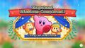 Splash screen shown when 100 of the Missions are completed, featuring Souvenir Shop Waddle Dee