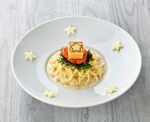 Kirby Cafe Sesame soy milk and seasoned cod roe pasta.jpg