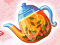 Whispy's Forest herbal fruit tea in Kirby: The Strange Sweets Island