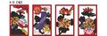 Set 9 of the Kirby hanafuda cards, featuring Fire Kirby.
