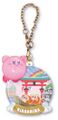 "Hiroshima / Miyajima" keychain from the "Kirby's Dream Land: Pukkuri Keychain" merchandise line.