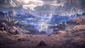 Kirby overlooks the World of Light as the sole survivor in Super Smash Bros. Ultimate's story mode.