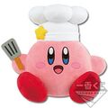 Cook Kirby Plush from "Kirby Gourmet Deluxe" merchandise series