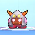 Kirby wearing the Old Friend Dress-Up Mask in Kirby's Return to Dream Land Deluxe