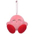 Sleeping Kirby plushie from "Kirby Plush Mascot" merchandise line, by San-ei