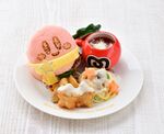 Kirby Cafe Winters Kirby Hamburger and clam chowder pasta.jpg