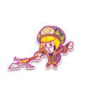 Sticker of Zan Partizanne from Super Kirby Clash