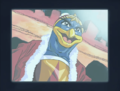 Oddly-detailed drawing of King Dedede from the cartoon in Cartoon Buffoon