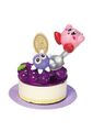 "Kirby & Gordo" figure from the "Chef Kawasaki's Sweets Party" merchandise line, manufactured by Re-ment