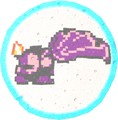 Pixel Meta Knight Character Treat from Kirby's Dream Buffet