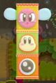 The Totem Pole in Kirby's Epic Yarn