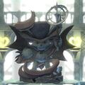 Stone transformation of Dark Daroach in Kirby Star Allies