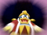 The monster invades King Dedede as soon as it is summoned.