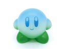"Vol 2 - Green Greens" soft vinyl figure of Kirby from the "Kirby Art Soft Vinyl Collection" merchandise line