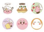 Kirby Cafe Cafe au lait art designs Tokyo late 2020.jpg