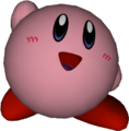 Model used for Kirby's classic trophy from Super Smash Bros. Melee
