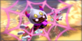Credits picture of Taranza with his webs, from Team Kirby Clash Deluxe