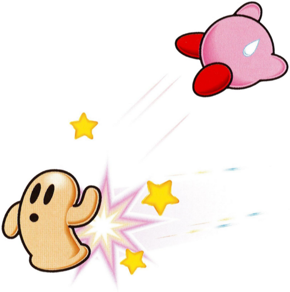 File:KTnT Kirby smacking Cappy artwork.png