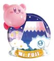 "Mt. Fuji" magnet from the "Kirby's Dream Land: Pukkuri Keychain" merchandise line.
