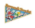 "Daroach Tourist" Travel Sticker from the "Kirby Pupupu Train" 2018 events