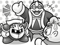 King Dedede gloats about how popular the show will be if Meta Knight appears in it.
