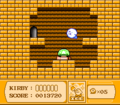 Kirby stumbles upon a green Big Switch.