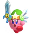 The Ultra Sword Rare Hat from Kirby Fighters 2
