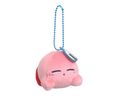 Small mascot plush of Kirby with an onigiri tag