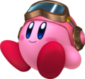Artwork of Kirby sitting down