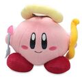 6 inches tall Cupid Kirby plushie. Manufactured by San-ei.