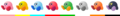 Kirby's alternate colors