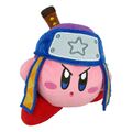Ninja Kirby plushie, manufactured by San-ei