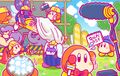 Illustration from the Kirby JP Twitter featuring Mr. Frosty
