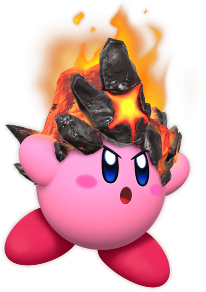 File:KatFL Volcano Fire Kirby artwork.png