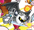Dark Meta Knight in Find Kirby!! (Battleship Halberd)