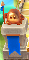 One of the four Waddle Dee statues from Kirby's Blowout Blast