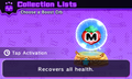 The Maxim Tomato Boost Orb in Kirby Battle Royale