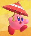 The Paper Parasol in Kirby Fighters 2