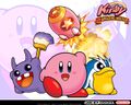 European wallpaper, featuring Prank, Kirby, Pengy, and the Missile ability