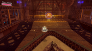 Reaching the gold cage at the end of the stage