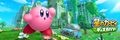 The Kirby JP Twitter banner around the time of Kirby and the Forgotten Land's release