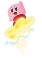 Kirby on a Warp Star