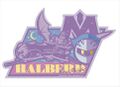 Meta Knight in the Halberd Travel Sticker from the "Kirby Pupupu Train" 2016 events