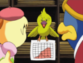 Tokkori and Tiff plead with King Dedede for more time, to no avail.
