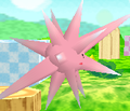Kirby using the Needle ability in Kirby 64: The Crystal Shards