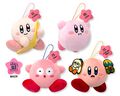 Fourth set of mascot plushies of various Kirbys, created for Kirby's 30th Anniversary