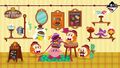 Doctor Healmore's hat is featured in this artwork for KIRBY HAT STUDIO merchandise series